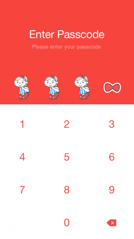 LINE Creators’ Themes “RIBBON GIRL” is sold today.